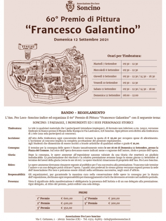 60° CONCORSO DI PITTURA F. GALANTINO