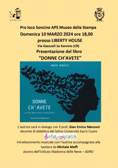 Presentazione libro: Donne ch' avete