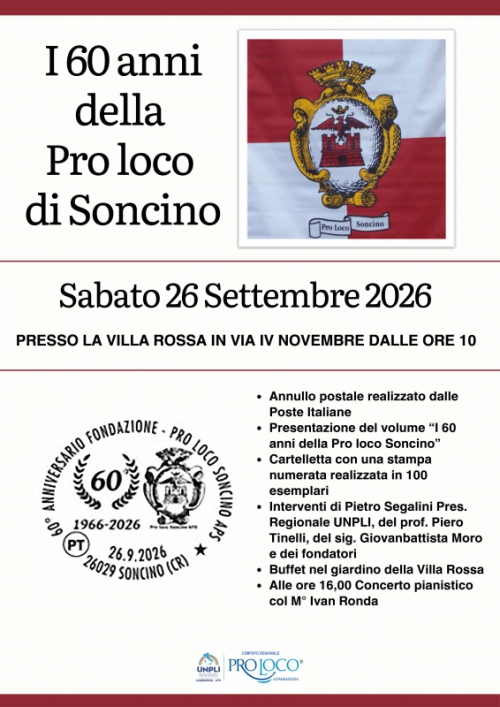 60 anni PRO LOCO SONCINO APS